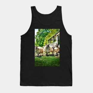 Sheep on the farm Tank Top